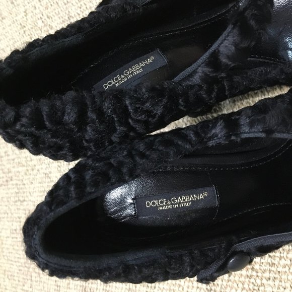 Dolce&Gabbana black leather platform pump like new - Picture 4 of 5